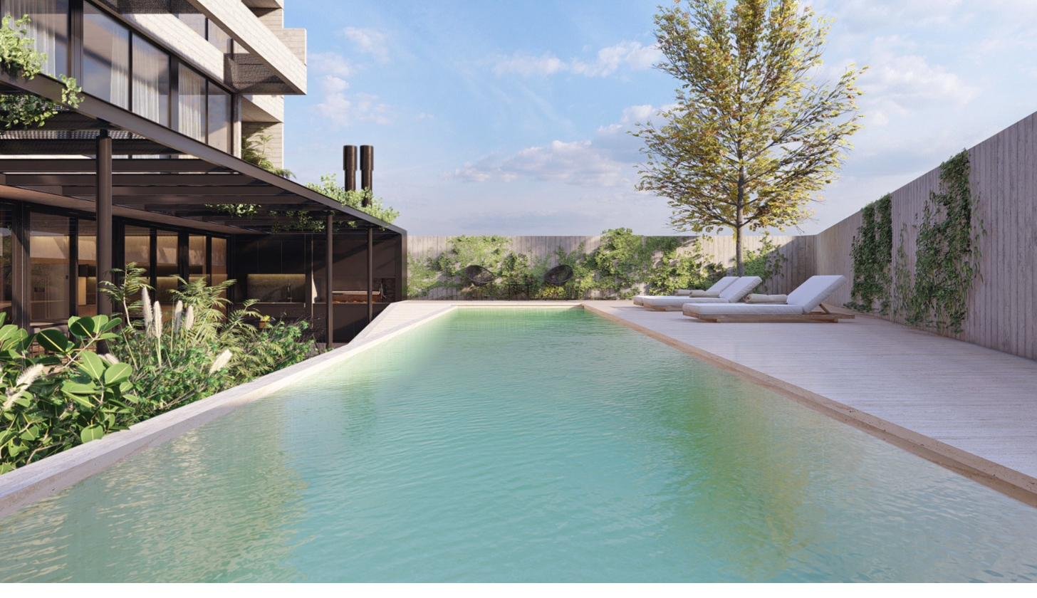Piscina y solarium